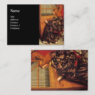 Carte De Visite ANGES JOUER MUSIQUE, détails