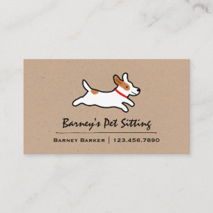 Carte De Visite Animal de soin des animaux familiers du chien   de