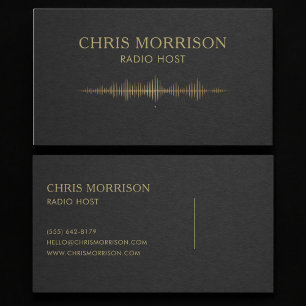 Carte De Visite Animateur de radio