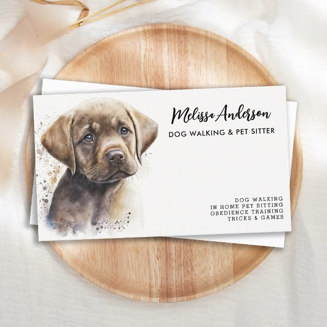 Carte De Visite Animaux de compagnie Chien Groomer Labrador Retrie (Créateur téléchargé)