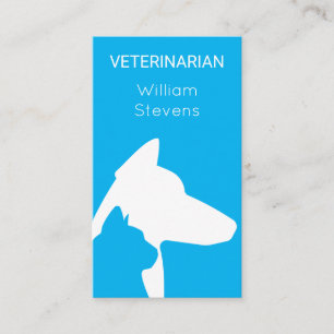 Carte De Visite Animaux de service de vétérinaire inspirés