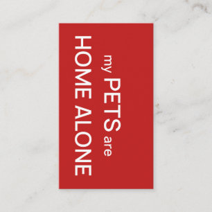 Carte De Visite Animaux d'urgence