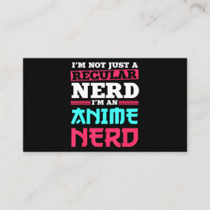 Carte De Visite Anime Nerd Vêtements manga Art Cosplay Otaku Cadea