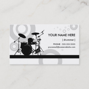 Carte De Visite anneaux de batteur