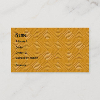 Carte De Visite anneaux gothiques répétant le modèle