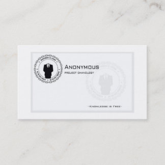 Carte De Visite Anons-affaire-carte