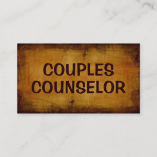 Carte de visite antique Conseiller de couples