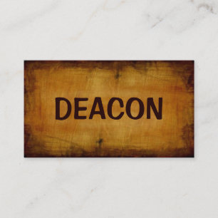 Carte de visite antique Deacon