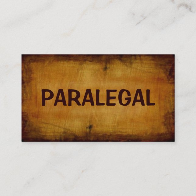 Carte de visite antique paralegal (Devant)