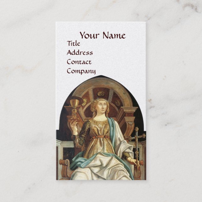 Carte De Visite ANTIQUE RENAISSANCE CIBLE LE PAPE Gold (Devant)