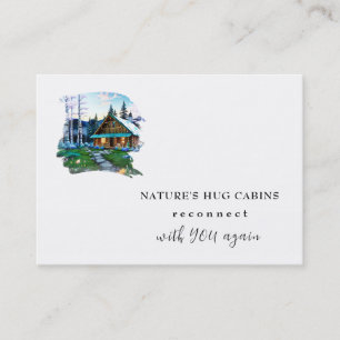 Carte De Visite *~* AP49 Rustique Cabine QR Printemps d'été
