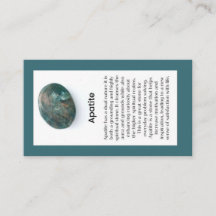 Apatite Cristal Signification Bijoux Display Gemst