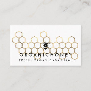 Carte De Visite Apiariste Bumble Bee Honeypeb