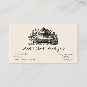 Carte De Visite Apiculture Apiary Crème de miel frais