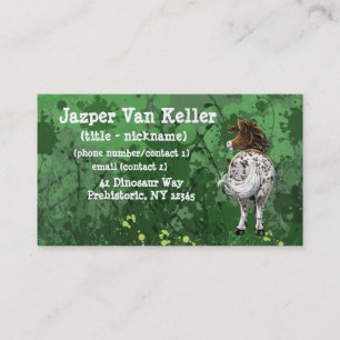 Carte De Visite Appaloosa Peint Pony