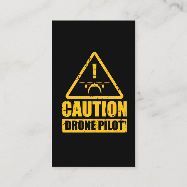 Carte De Visite Appareil-photo d'avions de pilote de bourdon de (Devant)
