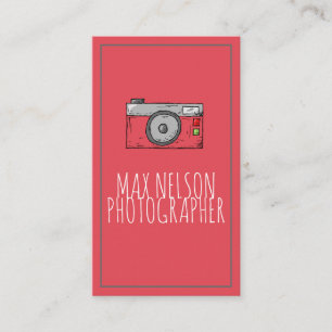 Carte De Visite Appareils Photo Rétro Photographie Photographe