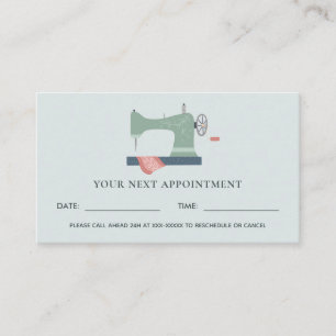CARTE DE VISITE APPARTEMENT DE TAILLEUR DE LA MACHINE À ÉCOUTER LE
