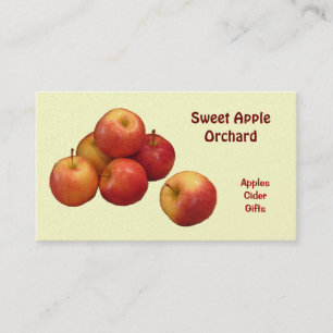 Carte De Visite Apple Orchard