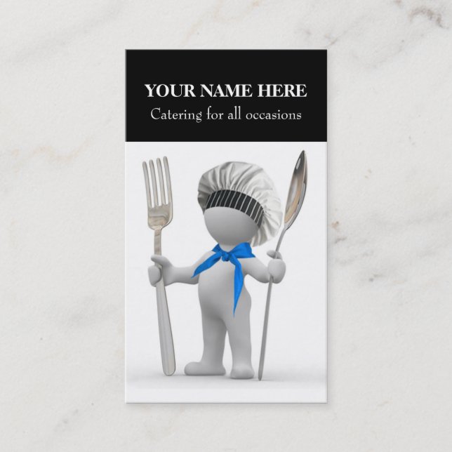 Carte De Visite Approvisionnement : Bistros "chef de café de (Devant)