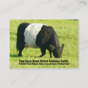 Carte De Visite Approvisionnement ceinturé de ferme ou de ranch de