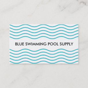 Carte De Visite Approvisionnement de piscine