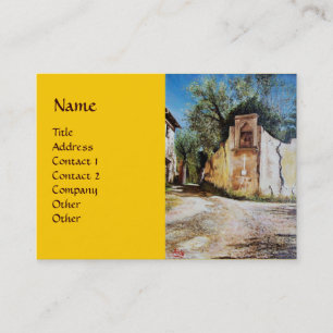 Carte De Visite APRÈS-MIDI À RIMAGGIO / Vue Toscane