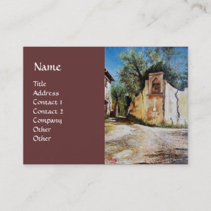 Carte De Visite APRÈS-MIDI À RIMAGGIO / Vue Toscane