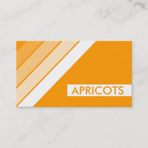 Carte De Visite APRICOTS rétro