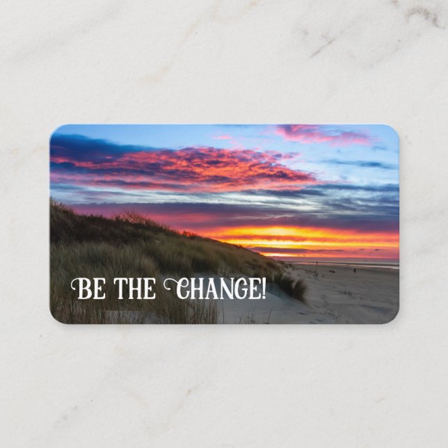 Carte De Visite Aptitude de vie positive motivation citation coach (Devant)
