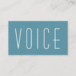 Carte De Visite Aqua ACTOR Style simple V50