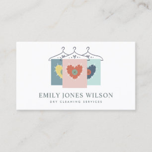 CARTE DE VISITE AQUA GRAY ORANGE BLUSH HANGING HANGING VÊTEMENTS 