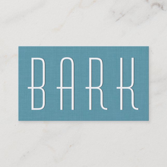 Carte De Visite Aqua PET CARE BUSINESS Simple Style V63E (Devant)