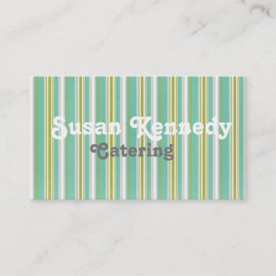 Carte de visite Aqua Stripes