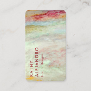 Carte De Visite Aquarelle bleu unique Sky Abstrait