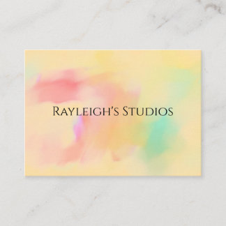 Carte de visite aquarelle Bohème Cottage Shabby Ch