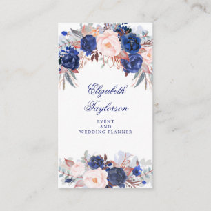 Carte De Visite Aquarelle florale de la marine