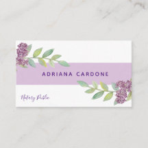 Aquarelle florale publique de notaire élégante