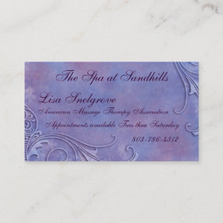 Carte De Visite Aquarelle gravée à l'eau-forte
