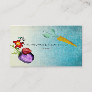 Carte De Visite Aquarelle légume