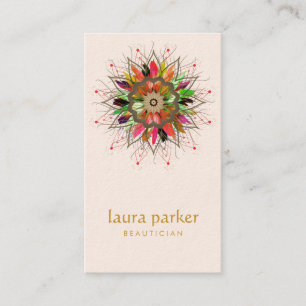 Carte De Visite Aquarelle Lotus Fleur Logo Soigner le massage Yoga