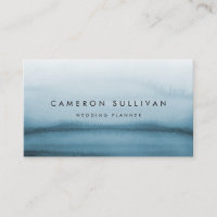 Aquarelle Marine bleu Ombre moderne