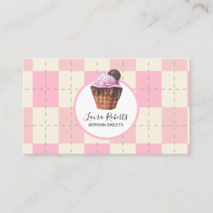 Carte De Visite Aquarelle moderne Artisan Douceurs boulangerie