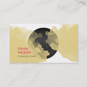 Carte De Visite Aquarelle moderne Elégant Artiste Professionnel