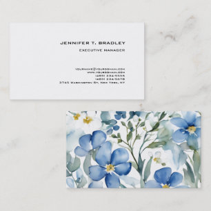 Carte De Visite Aquarelle moderne minimaliste