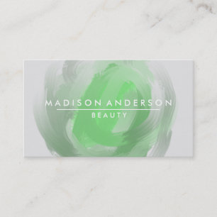 Carte De Visite Aquarelle Moderne Simple & Classique Beauté