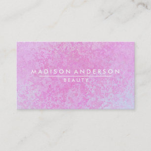 Carte De Visite Aquarelle Moderne Simple & Classique Beauté Rose