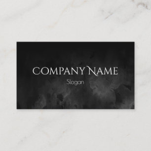 Carte De Visite Aquarelle Ombre Noir