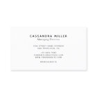 Aquarelle vert clair Monogramme Nom Professionnel