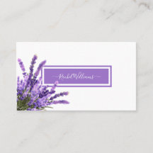 Aquarelle violet lavande Élégante Busi minimaliste